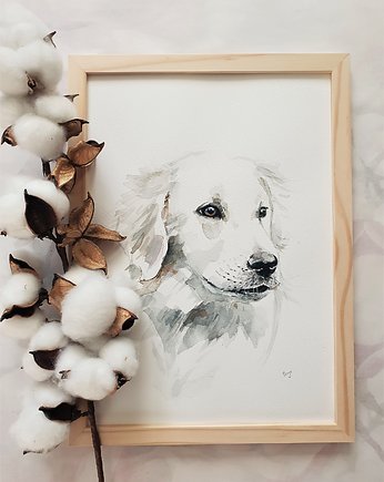 Akwarela Pies, Wiktoria Borys Art