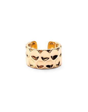 Pierścionek obrączka szeroka  srebro 925, Coccola JEWELLERY