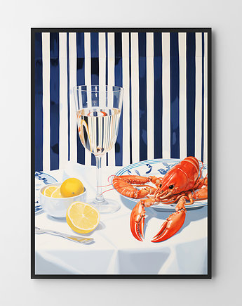 Jedzenie restauracja - plakat/ilustracja, HOG STUDIO