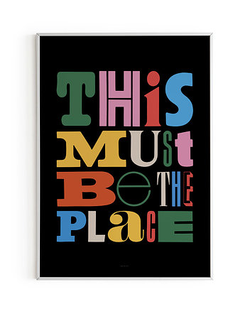 This must be the place Talking Heads - plakat B2 50x70, motyw