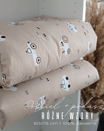 Pościel z wypełnieniem 75x60 cm + poduszka różne wzory kolory, Little Angels