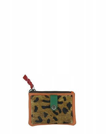 Portfel portfelik mały skórzany miejsce na bilon karty eko OLIVKA, Olivka Warsaw