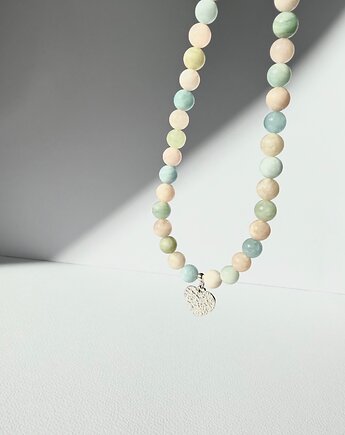 Naszyjnik z morganitem  Sofia, myMIRACLES