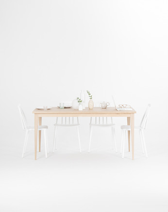 Stół jadalniany wykonany z drewna dębowego, Mo Woodwork