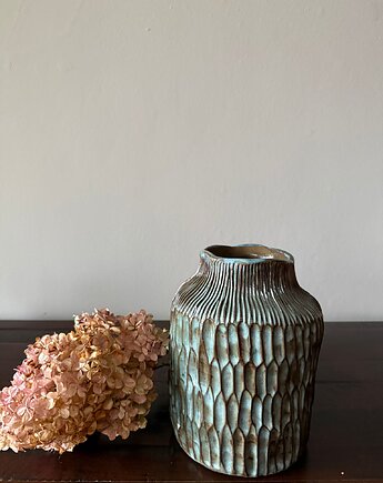 Wazon ceramiczny "Deep Lines", poLEPIONE
