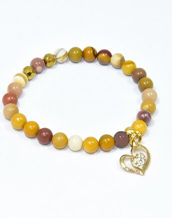 Bransoletka Jaspis  Hematyt  Kamień naturalny, Lacasilla