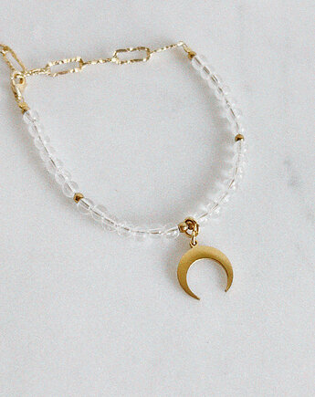 Bransoletka Kryształ Górski Księżyc, Chmolowska Jewellery