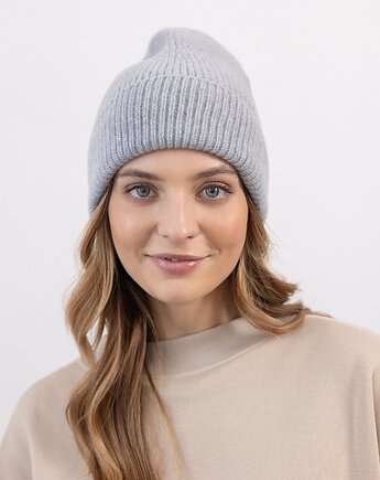 Czapka Gentle Cashmere Szary Melanż, MKTP