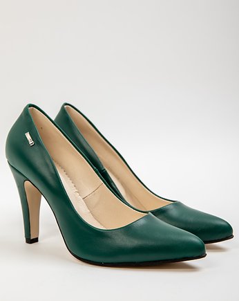 SKÓRZANE SZPILKI ZAPATO 035 ZIELONY, Zapato