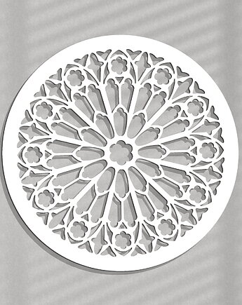 Ażurowa rozeta gotycka, Notre Dame, 48 cm, ORNAMENTI