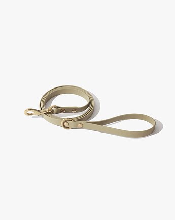 Smycz miejska premium mosiądz - light olive, Tobby