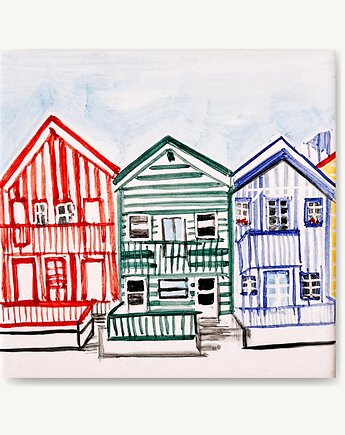 Domki Costa Nova - portugalski klasyk, AZUL kafelki