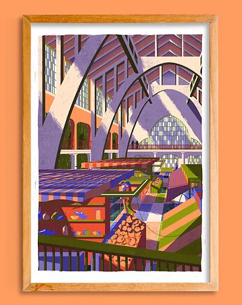 Plakat Hala Targowa, Adam Kosik