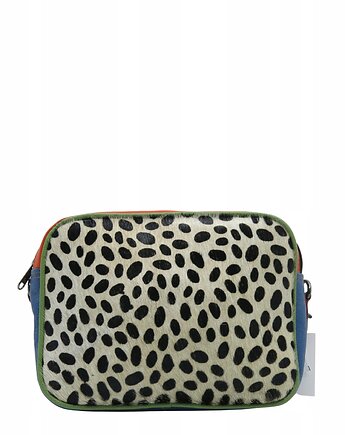 Skórzana torebka listonoszka damska skóra naturalna dwustronna eko OLIVKA, Olivka Warsaw