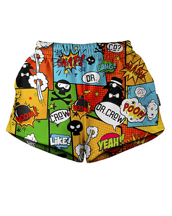 Shorty Spodenki Damskie DR.CROW Komiks, DrCrow