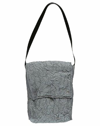 Torba konduktorka z plisowanego poliestru szara, soie star