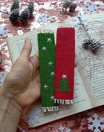 Komplet 2 ręcznie tkanych zakładek do książek - FOL 9., FOL studio