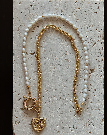Naszyjnik Łańcuszek i Perły, Chmolowska Jewellery