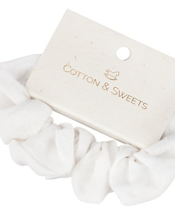 Frotka Lniana Biała, Cotton & Sweets