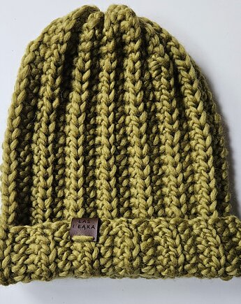 Czapka wełniana w kolorze szałwii, Las i Łąka