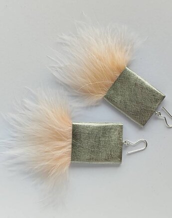 PIÓRKO kolczyki, Katarzyna Kaminska ART