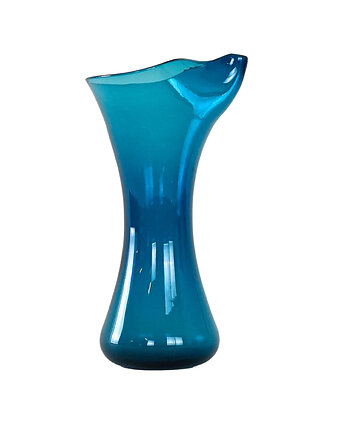 Dzbanek szklany kobaltowy, duński design, lata 50, produkcja: Dania, Przetwory design