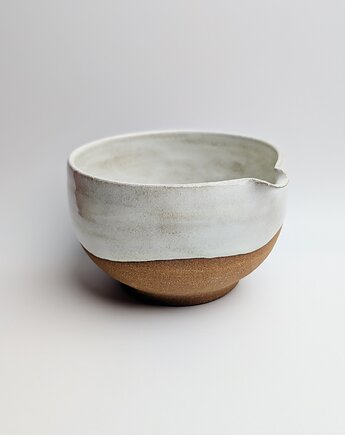 Miseczka do matchy (matchawan/katakuchi) "śmietanka", CEHAmika