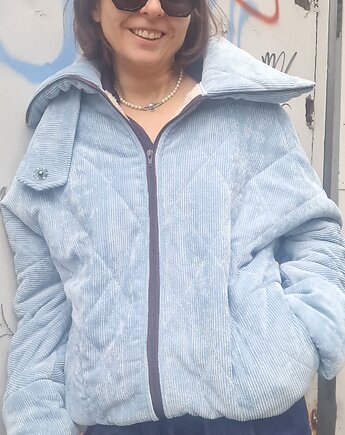 Sztruksowa kurtka Blue, Bucle