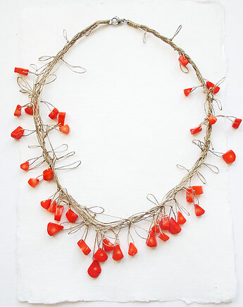 Koralowa wyspa Naszyjnik lniany, galeria nuit