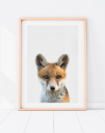 Plakat Lisek - Plakat do pokoju dziecka, LOVINA PRINTS