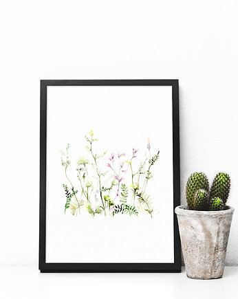 Łąka - plakat A4/A3, Justyna Mioduszewska