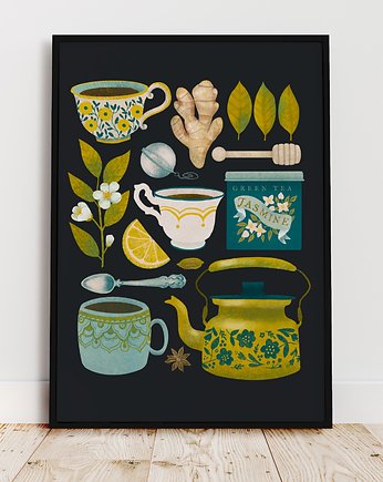 Plakat "Herbata" 30x40 cm, Studio Stonka