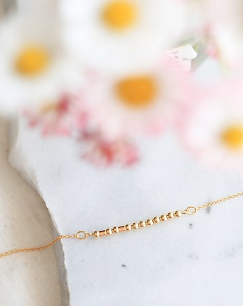 Dowolne Słowo - Alfabet Morse'a - Naszyjnik, Le Boho Bleu