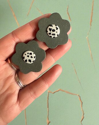 Kolczyki Kwiatki Pinky, Hellaclay