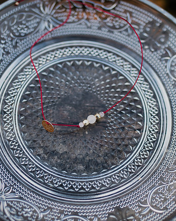 Bransoletka Sznurkowa Jadeit Selenit Hematyt, w hand works