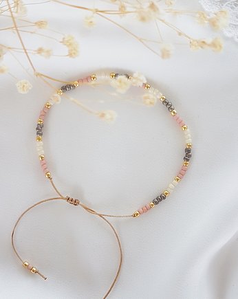 bransoletka z drobnych koralików, LEI handmade 