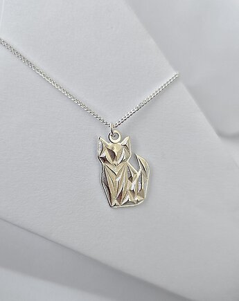 FOX/ CAT -naszyjnik  srebro, ISSI Jewelry