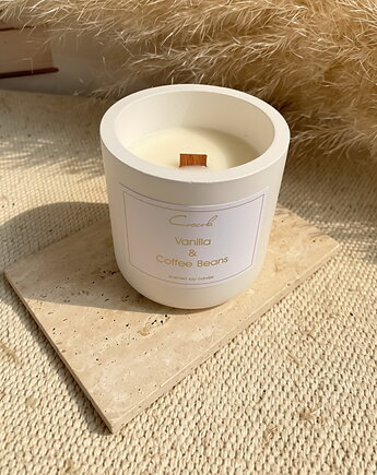 Vanilla & Coffee Beans- 135g świeca sojowa (dostępne inne zapachy), Coccola JEWELLERY