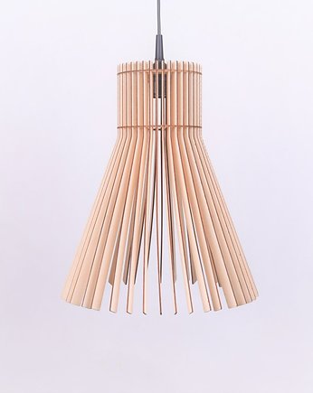 Lampa drewno sufitowa wisząca Abażur plafon LED, smxdsgn