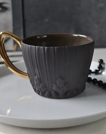Filiżanka i dwie pary kolczyków, coco ceramics