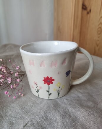 Kubek ceramiczny MAMA, krusz art