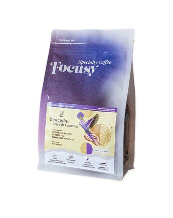 Kawa ziarnista BRAZYLIA Serra da Canastra  zaskakujący przelew 250 g, Focusy