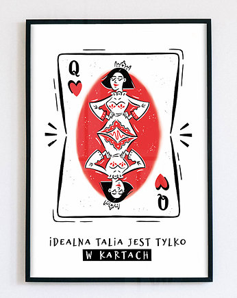 Plakat Idealna talia, werabielawska