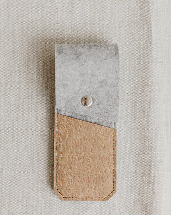 Marmollada - etui filcowe NA DŁUGOPISY szary + B, marmollada