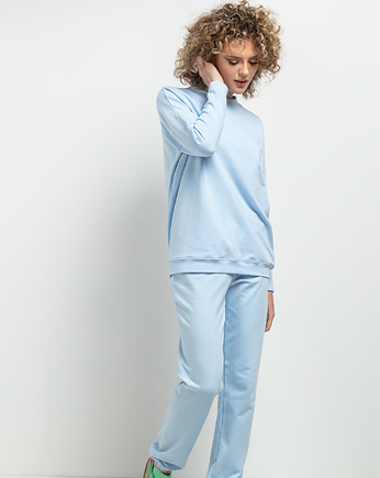 Spodnie dresowe w typie jogger, MMM38, jasnoniebieskie, mala bajka