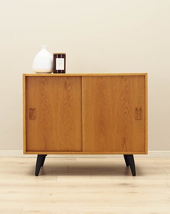 Szafka jesionowa, duński design, lata 60, produkcja: Dania, Przetwory design