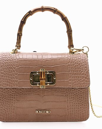 Torebka Skórzana - Kuferek (6696), BOSCCOLO