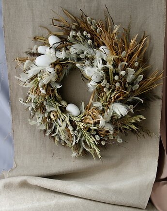 Wianek dekoracyjny na drzwi lub ścianę, wiosenny, Rondo Kwiatowe