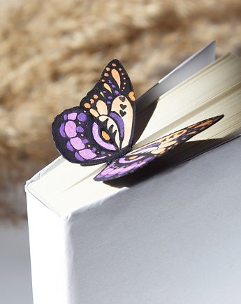Zakładka do książki "On Paper" Kolorowy Motyl, Bookova