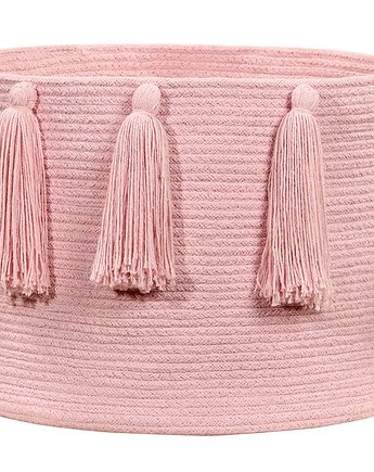 Kosz Basket Tassels Pink, Lorena Canals